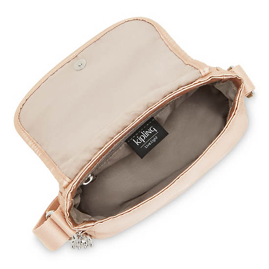 Torby Mini Kipling Sabian Metallic Crossbody Złote | PL 1866RV